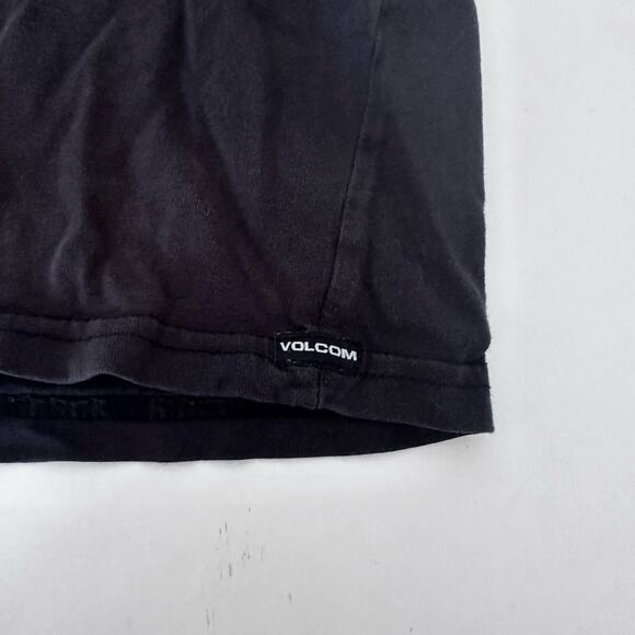Volcom black Short Sleeve Logo Tee - large - Picture 2 of 4